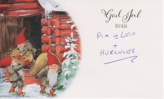 Julkort Hercules