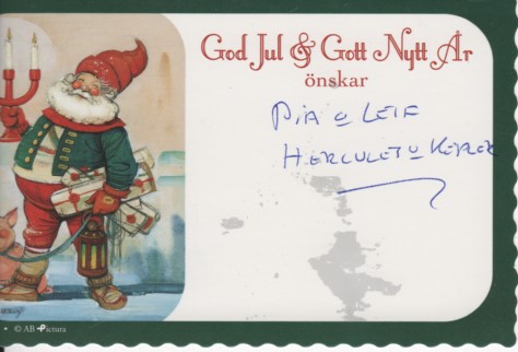 Julkort Hercules o Kepler